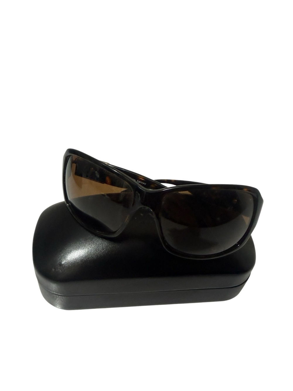 Coach Nina S494Tortoise Sunglasses featuring a dark brown tortoiseshell frame - Picture 3 of 16